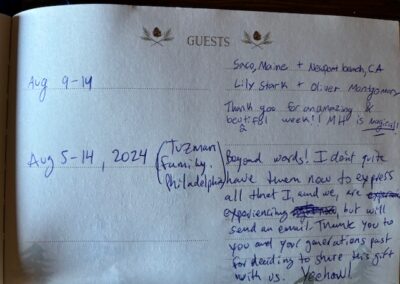 Moose Head Ranch Guestbook